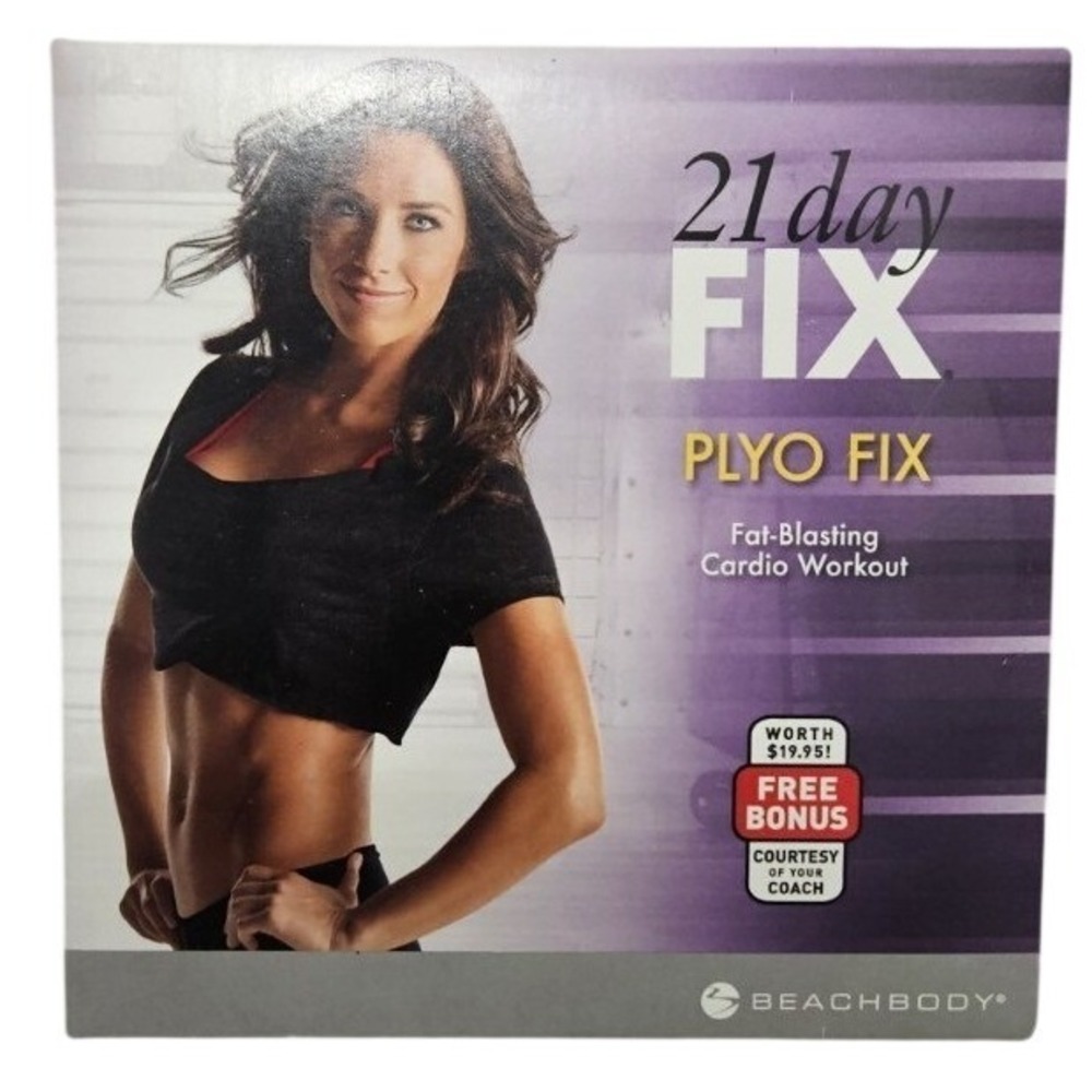 Beachbody 21 Day Fix Plyo Fix DVD Purple Fat-Blasting Cardio Workout